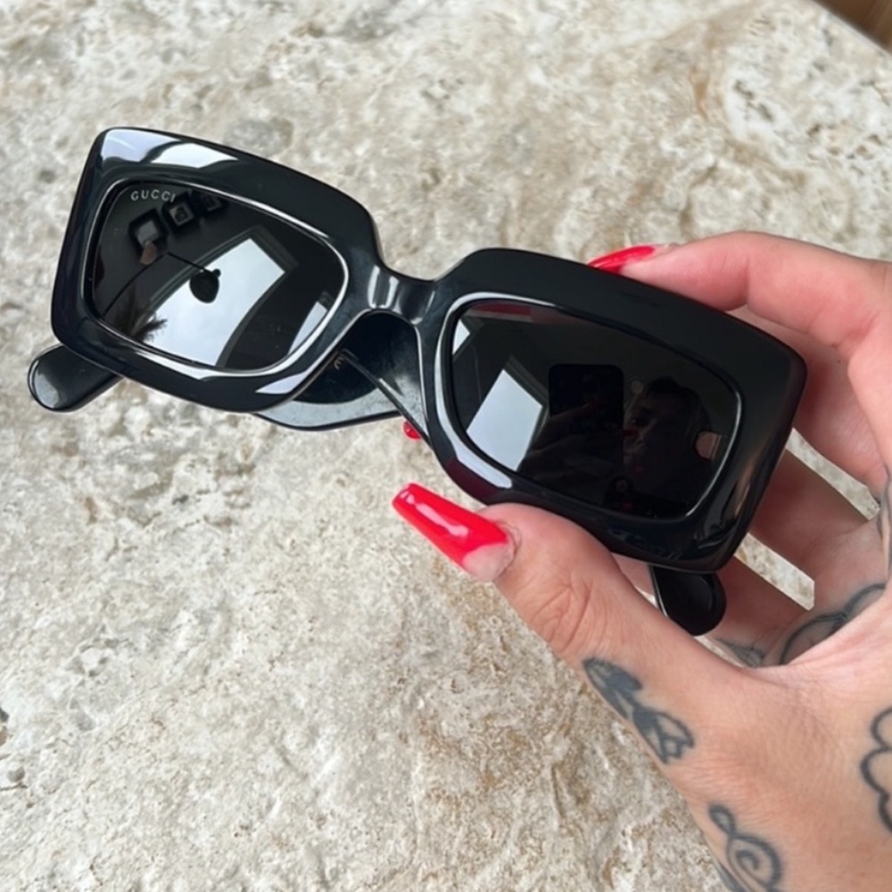 Gucci Rectangular Frame Sunglasses - image 1